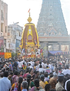 Rath yatra at Kapaleeswarar Temple